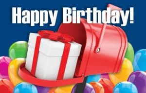 #HB18 "Happy Birthday" Postcard