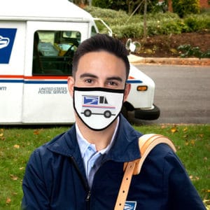 Mail Truck Face Mask