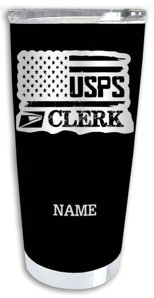 Clerk Custom Laser Engraved Premium Tumbler 20oz.