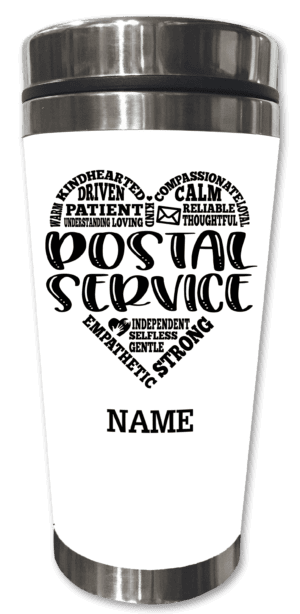#SS14 - Postal Service Stainless Steel Tumbler