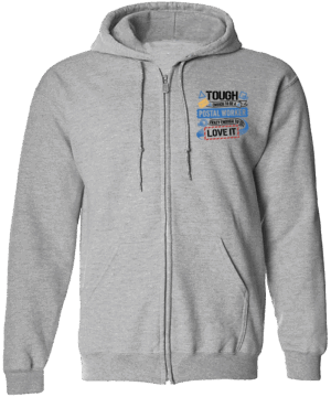 #HZSWS22 - Tough Enough Zipper Hoodie